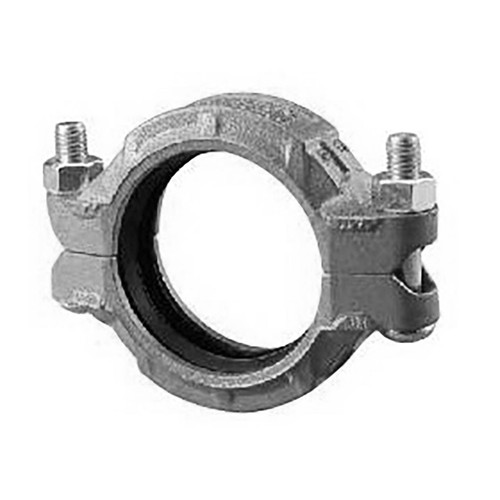 Shurjoint 7707 Heavy Duty Flexible Grooved Coupling, Ptd. Orange