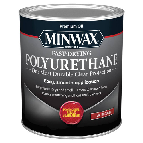 Minwax Fast-Drying Polyurethane, Warm Gloss, Qt.