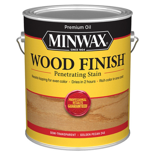 Minwax Wood Finish Wood Stain, Golden Pecan, Gal.