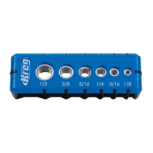 Kreg Drill Bit Guide, 1/8"-1/2"