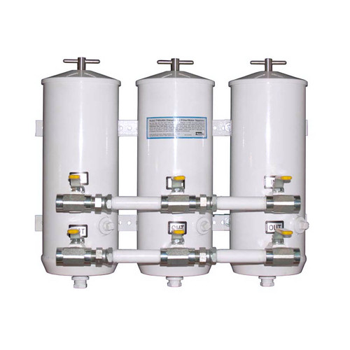 Parker Racor Marine 804A Series Triplex Fuel Filter Water Separator