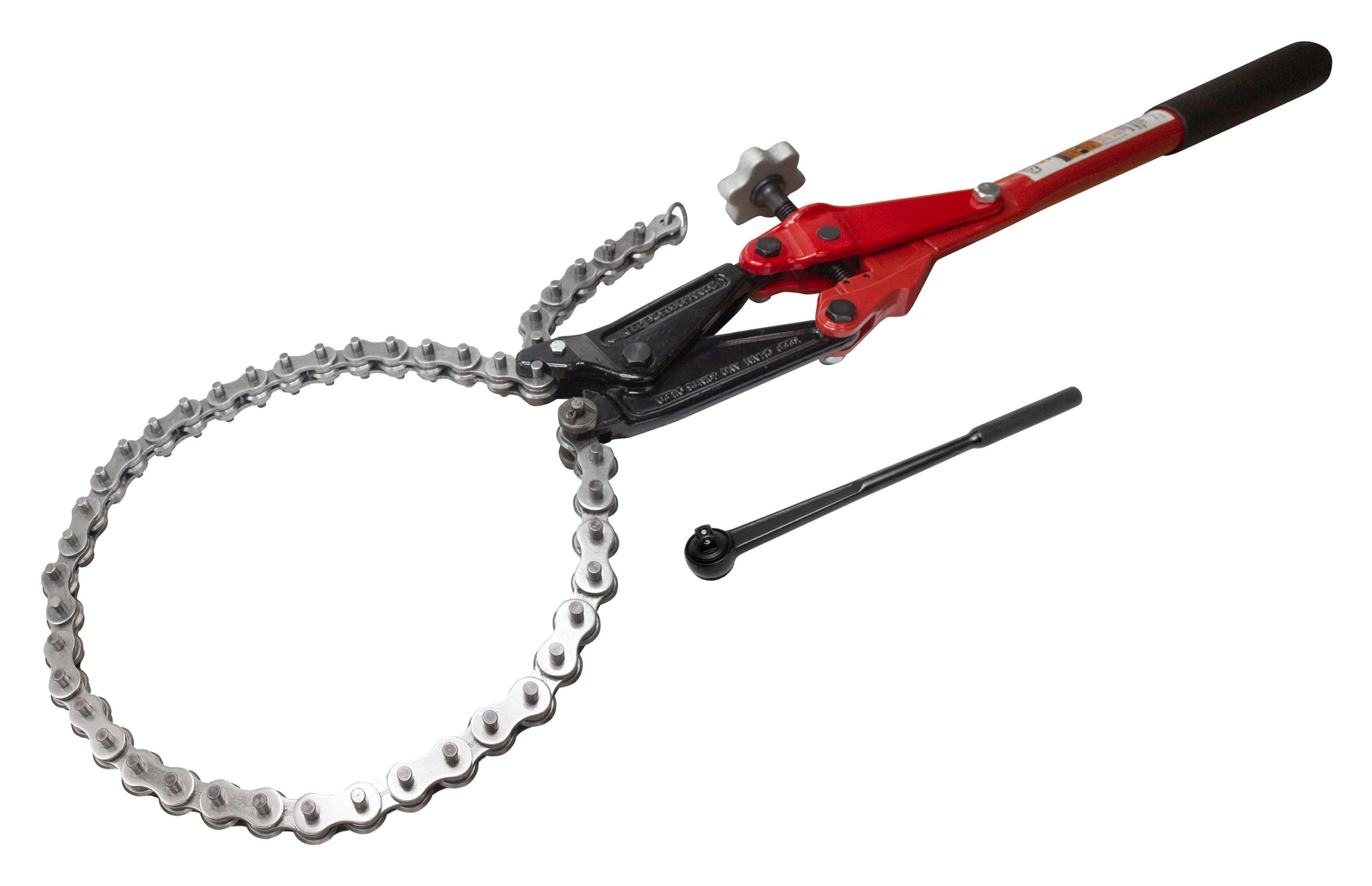 REED SC49-10 Ratcheting Soil Pipe Cutter with 10-Inch Chain