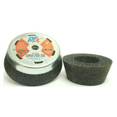 PFX Zirconia Foundry Cup Wheel for Stainless Steel, 5" X 2" X 5/8", Z16, Type 11 (10/pkg)