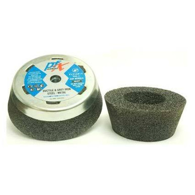 PFX Grinding Cup Wheel For Ductile/Gray& Cast Iron, 6" X 2" X 5/8", CA16, Type 11 (10/pkg)