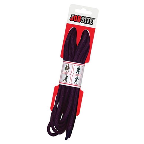 JOBSITE Waxed Boot Laces, Brown, 45" Long