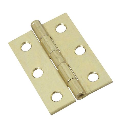 2.5" Brass Finish Removable Pin Hinge - 2 per pack
