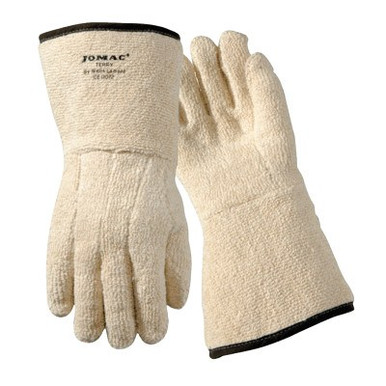 Wells Lamont Jomac KELKLAVE Autoclave Gloves, Large, 5 in Cuff Length, Natural White, 12 Pair, #4225
