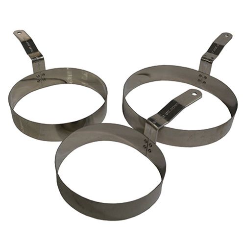 Stainless Steel Egg Rings, 3 Pack
