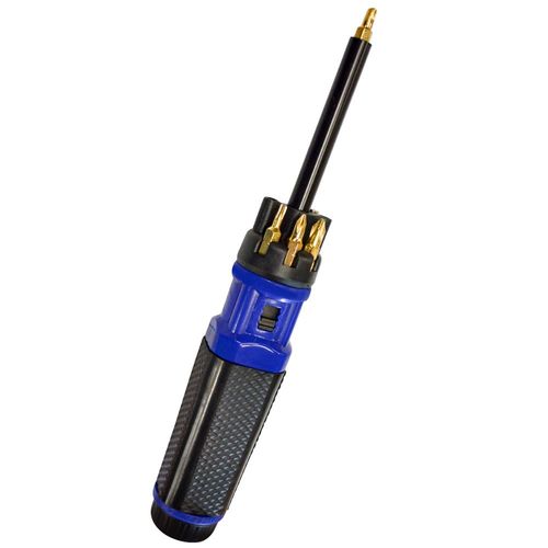 8 in 1 LED Lighted Ratchet Screwdriver with Magnetic Pick Up