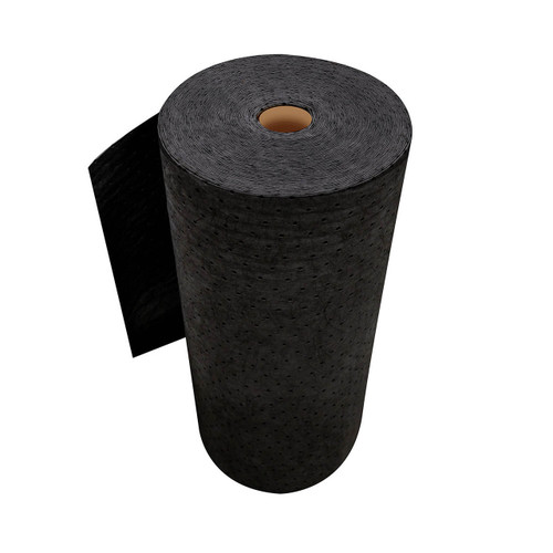 Spilfyter32 in. x 150 ft. Sustayn™ Universal HW 100% Rec. Sorbent Roll, Black