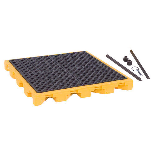 UltraTech 1072 Spill Decks 4 Drums, 52 in. Square x 5 3/4 in. H