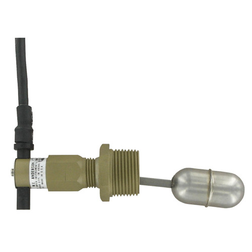 Dwyer Series L10 FLOTECT Mini-Size Level Switch Brass Body w/304 SS Spherical Float, Side wall Mount, Max. 350 PSI