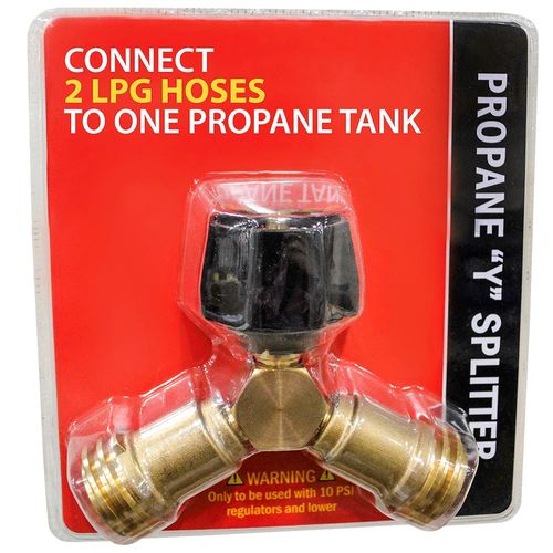 Y Connector for LP Gas Cylinder