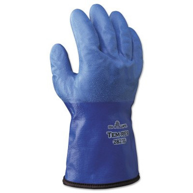 SHOWA TEM-RES 282 Gloves, XL, Blue, 12 Pair, #282XL10