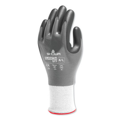 SHOWA Nitrile, Cut Resistant Gloves, Size XL, A3 ANSI/ISEA Cut Level, Black, 12 Pair, #577XL09