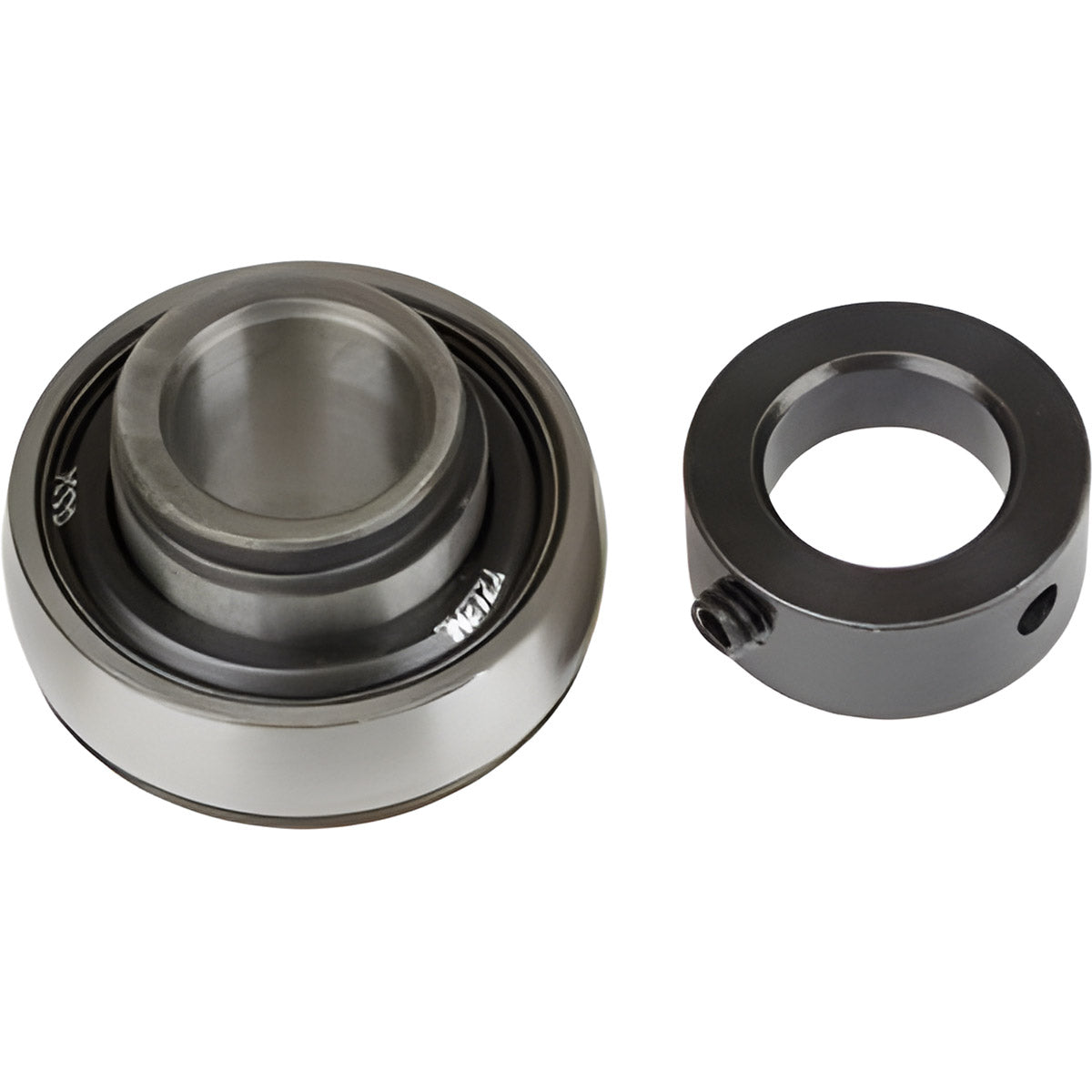 INSERT BEARING WITH LOCK COLLAR - 5/8" BORE-WIDE INNER RING - GREASABLE