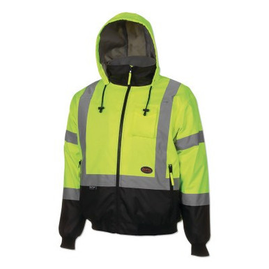 Pioneer 5209U Class 3 High Visibility Safety Bomber Jacket, Polyfill, Medium, 1/EA, #V1130460UM