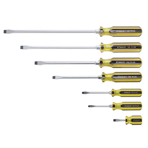 Stanley 100 Plus Standard Screwdriver Set, 7-Piece