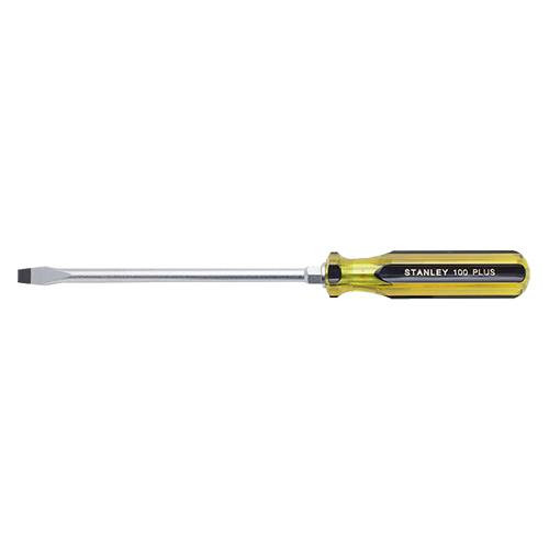 Stanley 100 Plus Standard Screwdriver, 3/8" x 8"