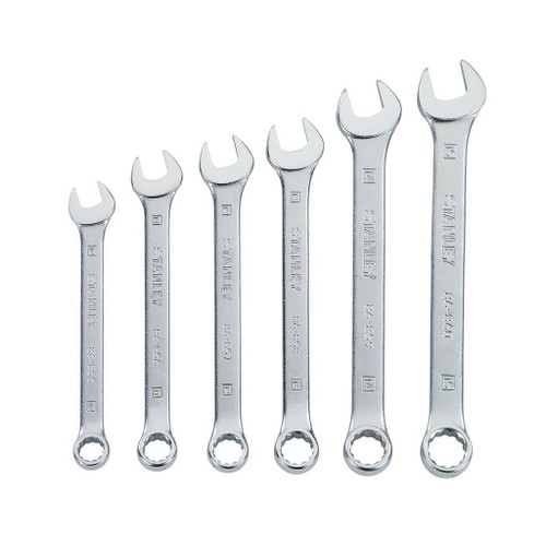Stanley 12-Point Combination Metric Wrench Set, 6-Piece