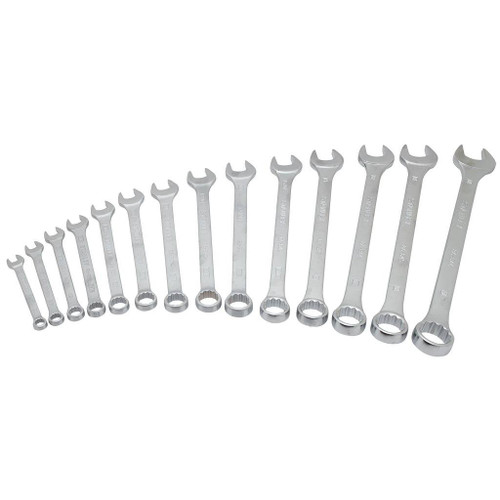 Stanley 12-Point Max-Drive Combination SAE Wrench Set, 14-Piece