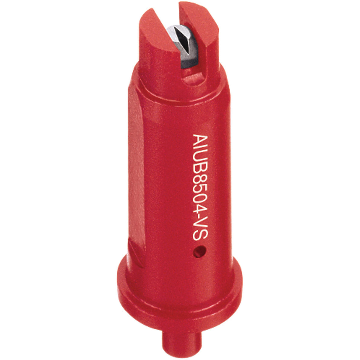 TeeJet AIUB8504VS Underleaf Banding Spray Tip, Poly/Stainless, 85°, Red, Orifice 4, Directed Spray