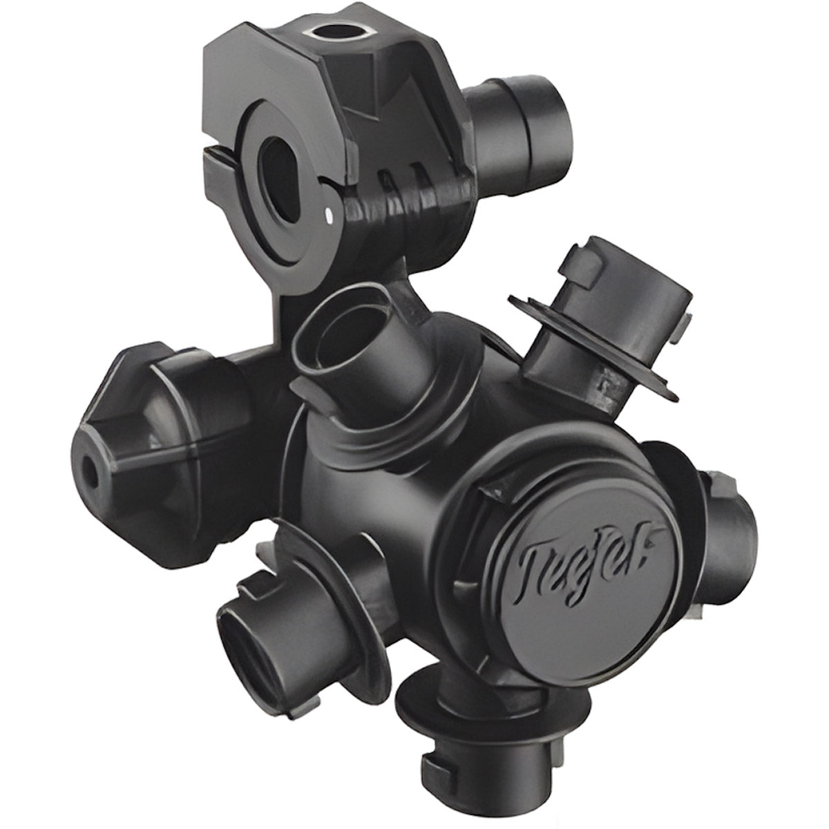 QUICKJET QJ360 NOZZLE BODY, FIVE OUTLET, SINGLE-BARBED FOR 3/4" HOSE