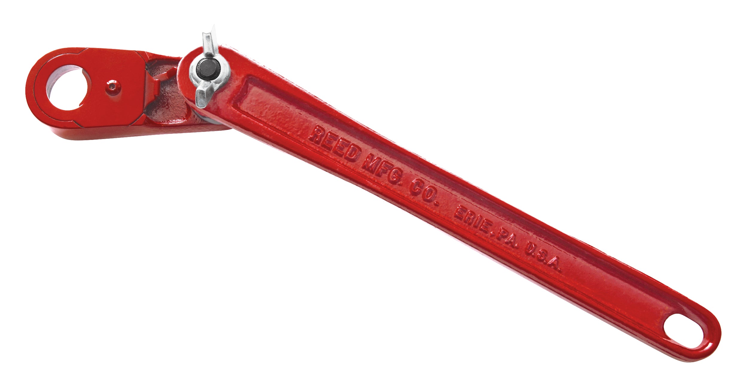 REED 02263 L564 Cast and Adjustable Thru-Bolt Ratchet Wrench Handle with Quick Release, 16-Inch