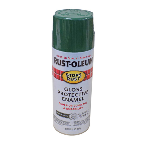 Rust-Oleum Stops Rust Enamel Spray, Gloss, Hunter Green