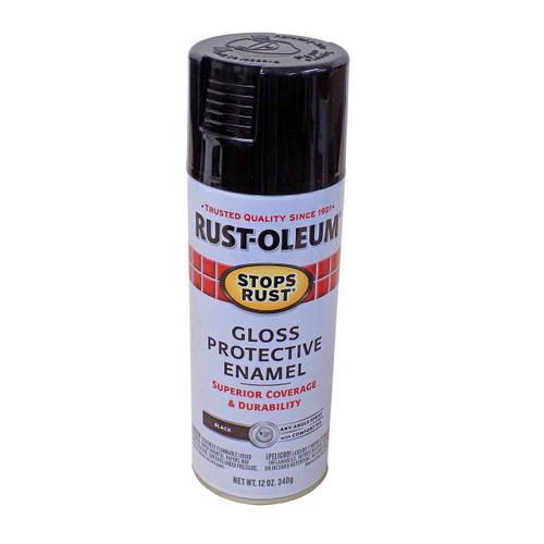 Rust-Oleum Stops Rust Enamel Spray, Gloss, Black