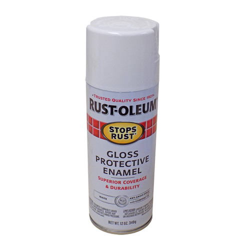 Rust-Oleum Stops Rust Enamel Spray, Gloss, White