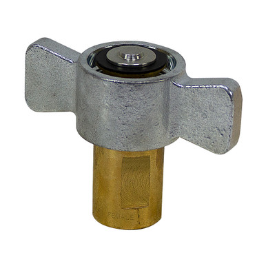 3/4" NPT Brass Wing Nut Quick Coupler Body Horizon WF-12-12