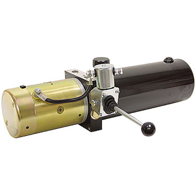 12 Volt DC 1.3 GPM 2500 PSI Single Acting Lever Power Pack Hydraulic TechnologiesDB-1475