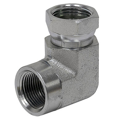 3/8" NPT Female x 3/8" NPT Female Swivel 90 Degree Elbow 1502-06-06 Adapter