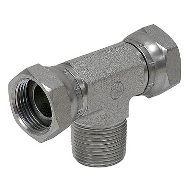 1" NPT Male x 1" NPT Female Swivel x 1" NPT Female Swivel Tee 1601-16-16-16 Adapter
