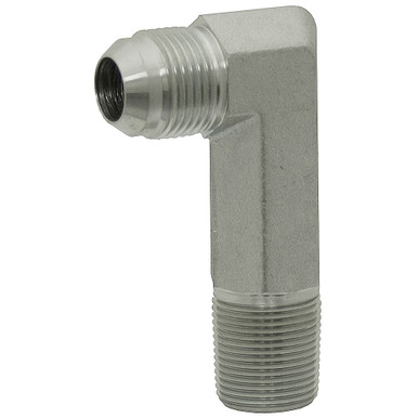 JIC 6 Male x 3/8" NPT Male 90 Degree Elbow 2501-LL-06-06 Adapter