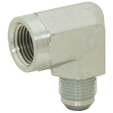 JIC 6 Male x 3/8" NPT Female 90 Degree Elbow 2502-06-06 Adapter