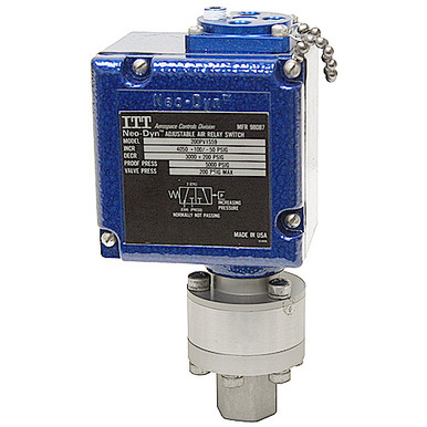 Hydraulic to Pneumatic Air Relay Pressure Switch