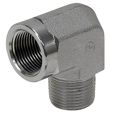 3/4" NPT Male x 1" NPT Female 90 Degree Elbow 5502-12-16 Adapter