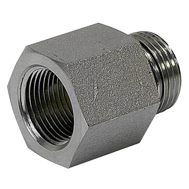 SAE 6 Male x 1/2" NPT Female Straight 6405-06-08 Adapter