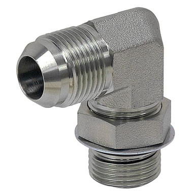 JIC 10 Male x SAE 8 Male 90 Degree Elbow 6801-10-08 Adapter