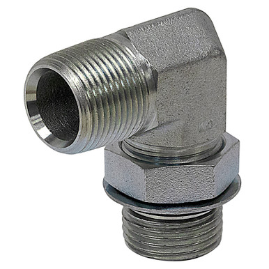 SAE 16 Male x 1" NPT Male 90 Degree Elbow 6806-16-16 Adapter