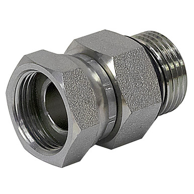 SAE 10 Male x 1/2" NPT Female Swivel Straight 6900-10-08 Adapter