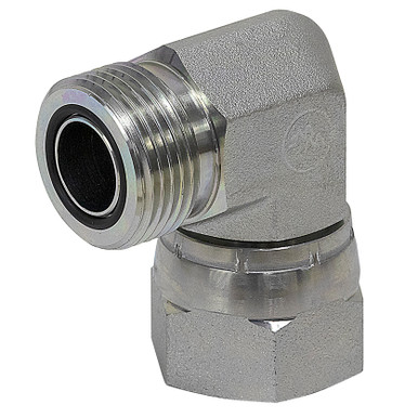 ORFS 6 Male x ORFS 6 Female Swivel 90 Degree Elbow FF6500-06-06 Adapter