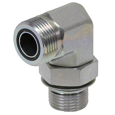 ORFS 16 Male x SAE 16 Male 90 Degree Elbow FF6801-16-16 Adapter