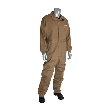 PIP AR/FR Dual Certified Coverall with Insect Repellant (8.5 Cal/cm2)Tan/2X-Large/9100-2110D/2X