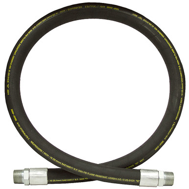 1" x 60" 1 NPTM x 1 NPTM SAE 100R17 Hydraulic Hose Assembly 3000 PSI NRP Jones
