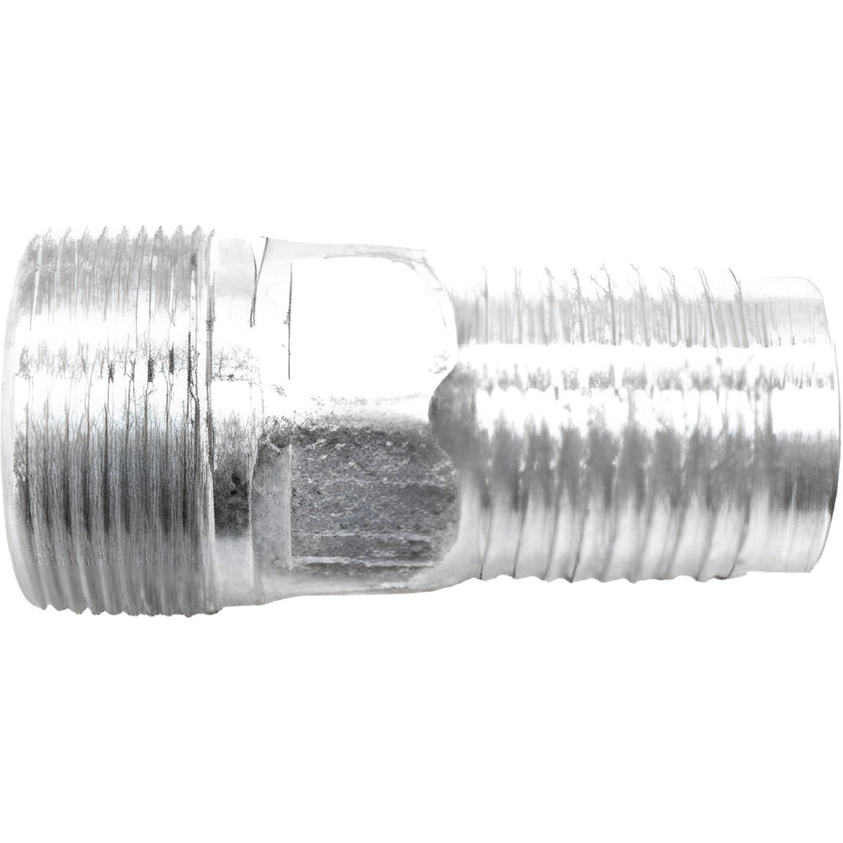 1-1/2 INCH X 1-1/2 INCH MNPT X HOSE BARBSTEEL - ZINC PLATED