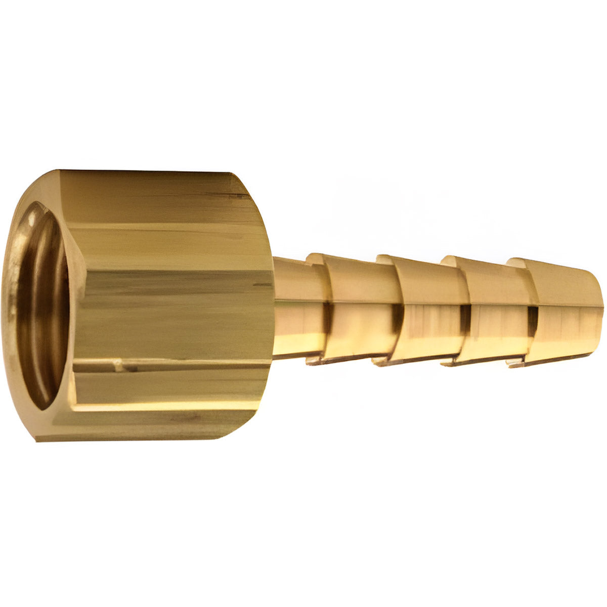 1/4 INCH X 3/8 INCH FNPT X HOSE BARBBRASS