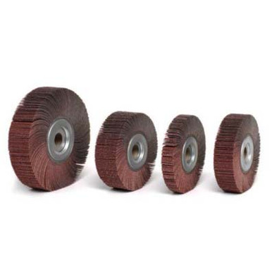 Premium Unmounted Flap Wheels, 6" x 2" x 1", Grit 80, Aluminum Oxide, (10/Pkg)